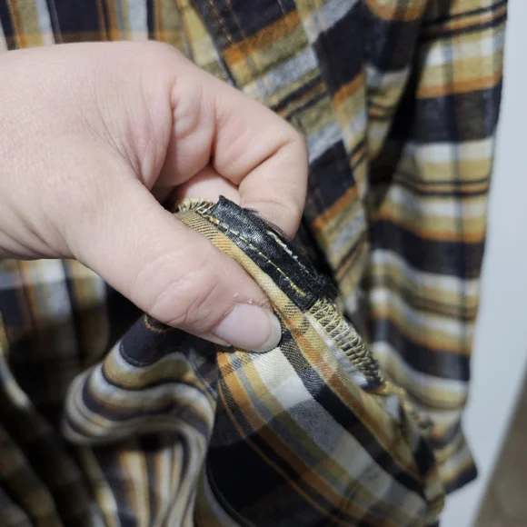 Men’s FEAR OF GOD Plaid Button Down Shirt - Large - Picture 5 of 6